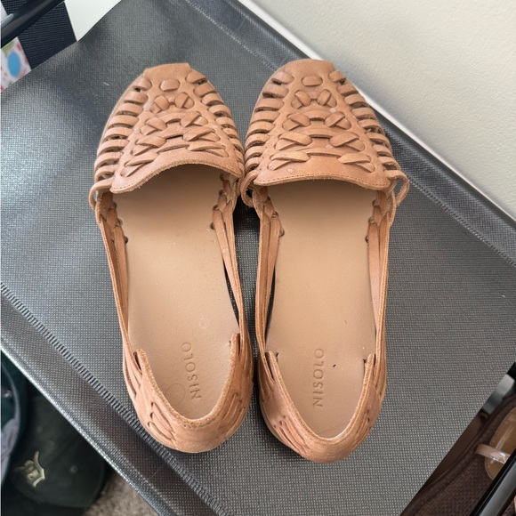 Nisolo Women's Huarache Sandal - Almond - Picture 5 of 9